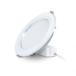 ĐÈN LED ÂM TRẦN DOWNLIGHT AT10 ĐM 110/9W Viền Bạc Rạng đông