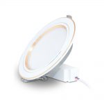 ĐÈN LED ÂM TRẦN DOWNLIGHT AT10 ĐM 110/12W Viền Vàng Rạng đông