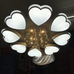 Đèn LED ốp trần 3 chế độ ánh sáng 8 cánh KT D800 D365.2