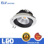ĐÈN LED CHIẾU ĐIỂM ELV LIGHTING CET2324/R BK 12W
