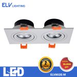 ĐÈN LED ÂM TRẦN ELV LIGHTING ELV802E-M 2*12W