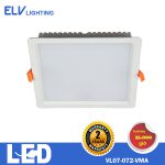 ĐÈN LED ÂM TRẦN VUÔNG ELV LIGHTING VL07-072-VMA ĐÈN LED ÂM TRẦN VUÔNG ELV LIGHTING VL07-072-VMA