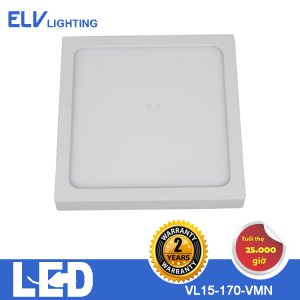 ĐÈN LED ỐP TRẦN VUÔNG 15W ELV