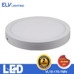ĐÈN LED ÔP TRẦN TRÒN 15W ELV VL15-170-TMN